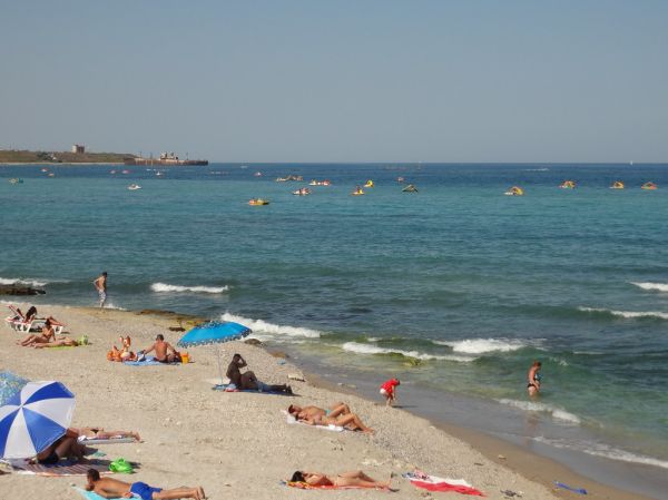 Plajda yaz günü